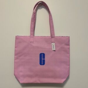 Clinique Pink Shopping Tote Bag New